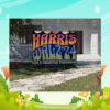Harris Walz Retro Yard Sign