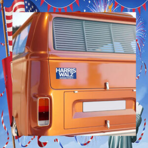 Harris Walz Serious People Bumper Sticker