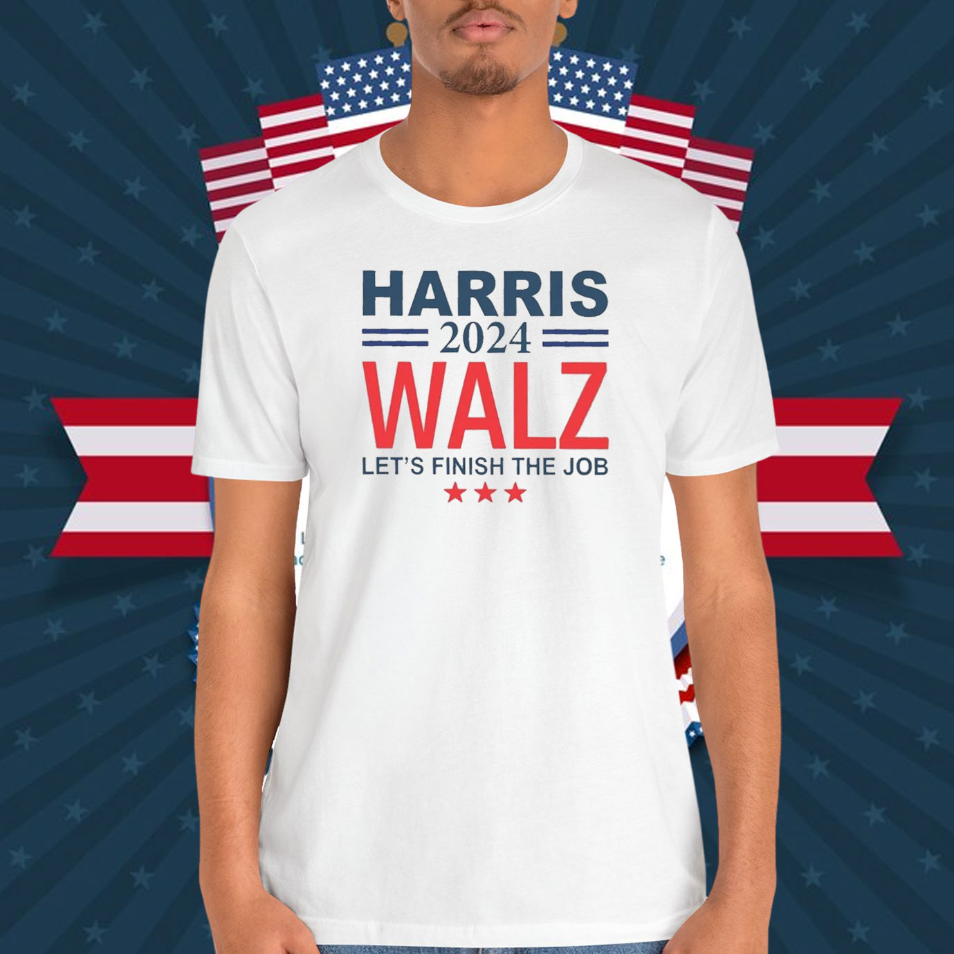 Harris Walz Shirt, Harris Walz Let's Finish The Job Shirt