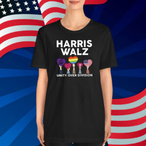Harris Walz Shirt, Tim Walz Shirt, Unity Over Division T-Shirt
