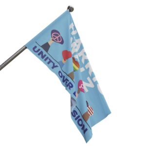 Harris Walz Unity Over Division Flag