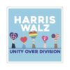Harris Walz Unity Over Division Stickers