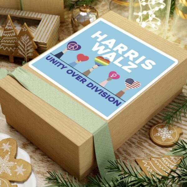 Harris Walz Unity Over Division Stickers