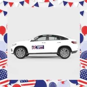 Harris Walz We are Not Going Back President Bumper Sticker
