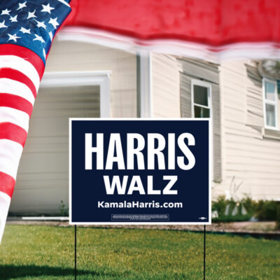 Harris Walz Yard Sign