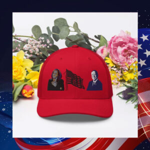 Harris Walz embroidered Trucker Cap