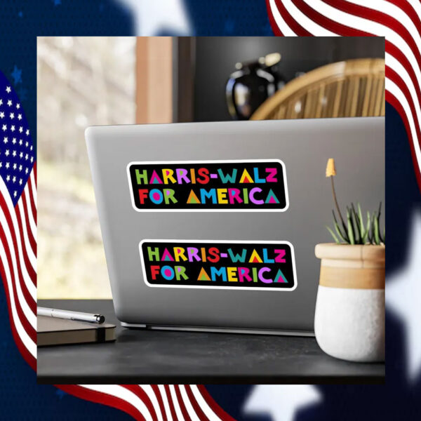 Harris-Walz for America Sticker