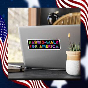 Harris-Walz for America Sticker
