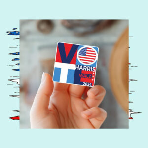 Harris Walz sticker