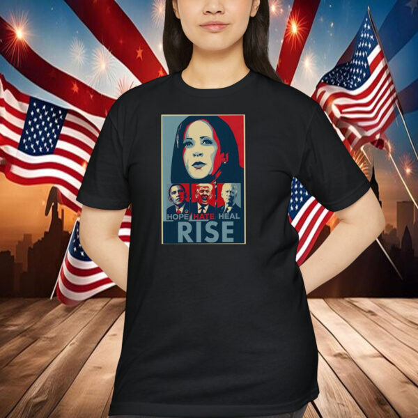 Hope Hate Heal Grow President Shirt, Kamala Harris 2024 President Shirt