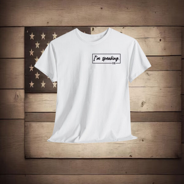 I am Speaking Shirt, Pocket Political Kamala Shirt