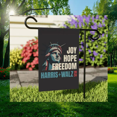 Joy Hope Freedom Harris Walz 2024 Flag