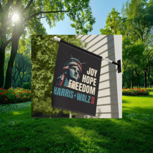 Joy Hope Freedom Harris Walz 2024 Flag
