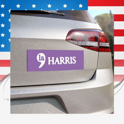Kamala Comma Car Magnet, Kamala Harris Car Magnet
