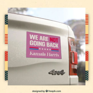Kamala Harris 2024 Car Magnet, Harris Walz Car Magnet