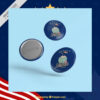 Kamala Harris 2024 Coconut Pin Button