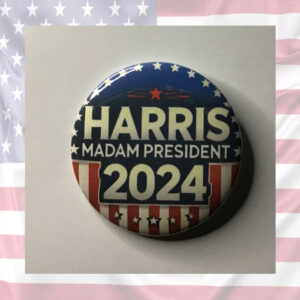 Kamala Harris 2024 Support Pin-Back Buttons