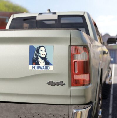 Kamala Harris FORWARD Car Magnet