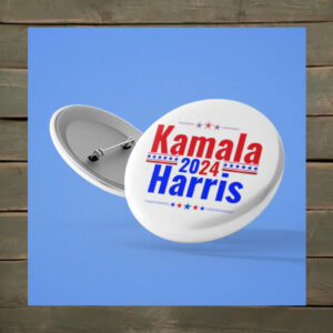 Kamala Harris For President 24 Button