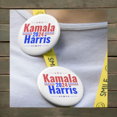 Kamala Harris For President 24 Button