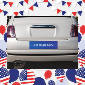 Kamala Harris I'm with Her Bumper Sticker