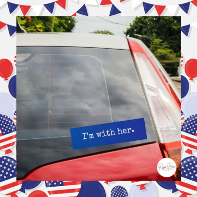 Kamala Harris I'm with Her Bumper Sticker