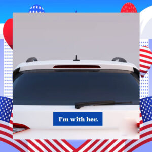 Kamala Harris I'm with Her Election Bumper Sticker
