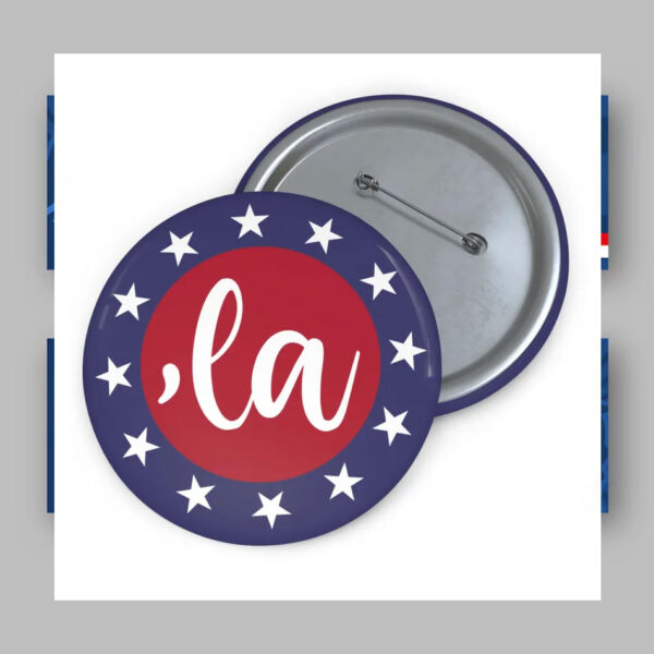 Kamala Harris Pin Buttons,Comma La Badges,Democrat Pin Button