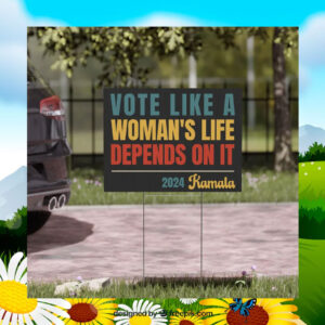 Kamala Harris Political Yard Sign