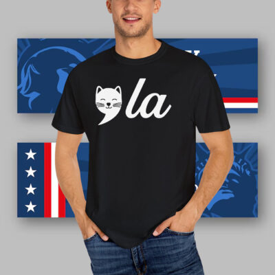 Kamala Harris Shirt, Comma La Tee, Childless Cat Lady Gift T-Shirt