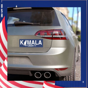 Kamala Harris Tim Walz 2024 Bumper Car Magnet
