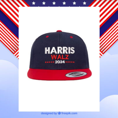 Kamala Harris Tim Walz 2024 Snapback Hat