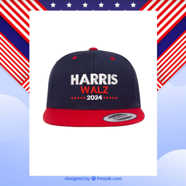 Kamala Harris Tim Walz 2024 Snapback Hat