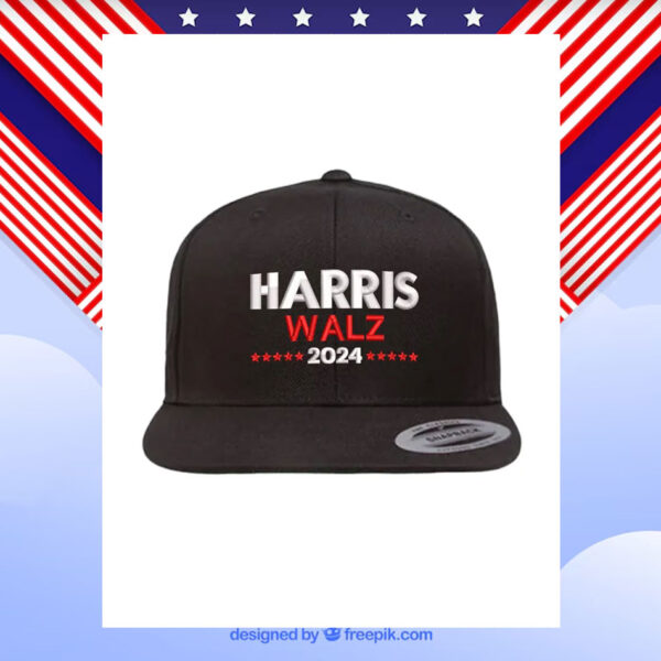 Kamala Harris Tim Walz 2024 Snapback Hat