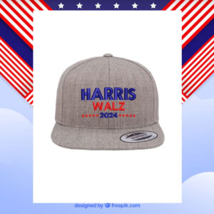 Kamala Harris Tim Walz 2024 Snapback Hat