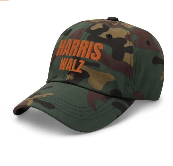 Kamala Harris Tim Walz Camo Camouflage Hat