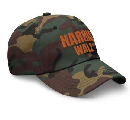 Kamala Harris Tim Walz Camo Camouflage Hat