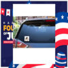 Kamala Harris Tim Walz Single Cat Lady Sticker