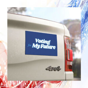 Kamala Harris Voting For My Future Car Magnet