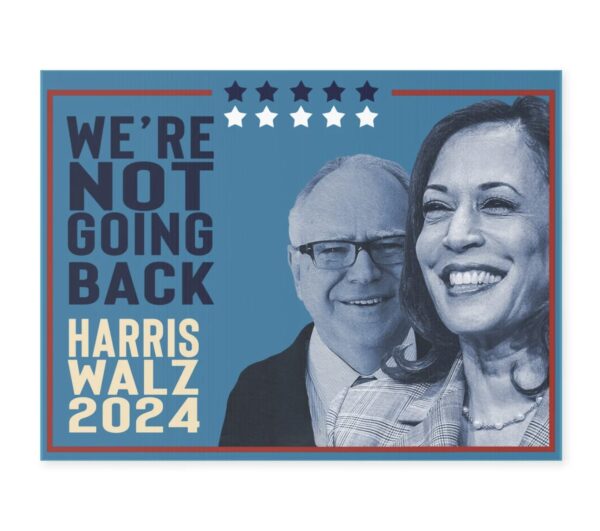 Kamala Harris Walz VP, Tim Walz VP Pick, Harris 2024 Yard Sign with Stand, Kamala Sign