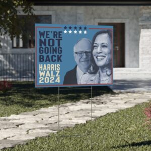 Kamala Harris Walz VP, Tim Walz VP Pick, Harris 2024 Yard Sign with Stand, Kamala Sign