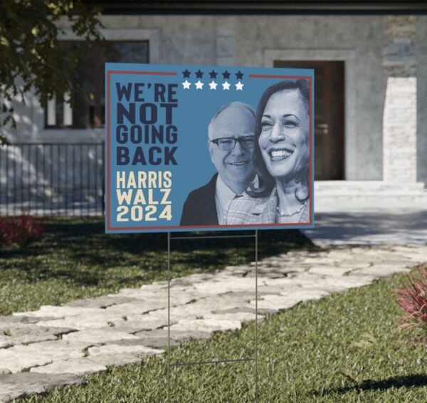 Kamala Harris Walz VP, Tim Walz VP Pick, Harris 2024 Yard Sign with Stand, Kamala Sign