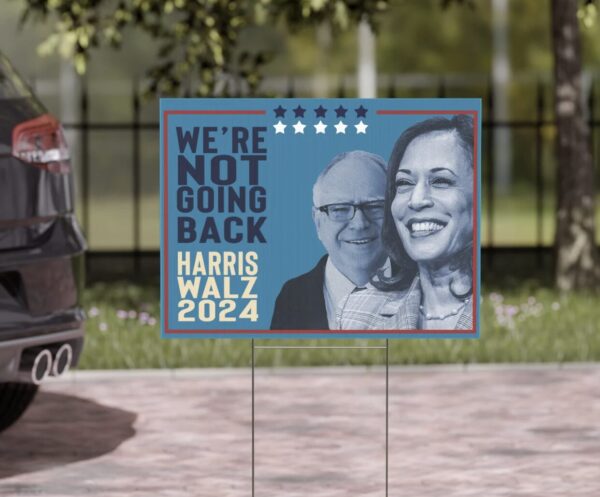 Kamala Harris Walz VP, Tim Walz VP Pick, Harris 2024 Yard Sign with Stand, Kamala Sign