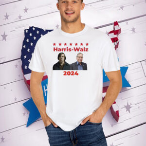 Kamala Harris and Tim Walz For President 2024 T-Shirt