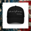 Kamala Harris hat embroidered When We Fight, We Win Hat