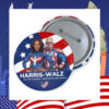 Kamala Tim Superhero Pin Button