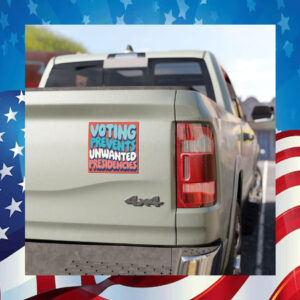 Kamala Voting Prevents Unwanted Presidencies Car Magnet