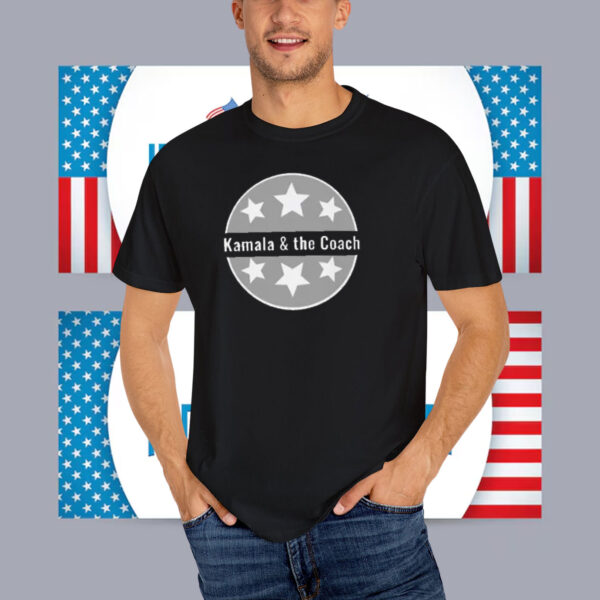 Kamala & the Coach 2024 Tshirt, Harris and Tim Walz T-Shirt
