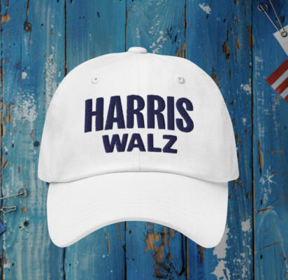 Logo Harris Walz Blue Hat