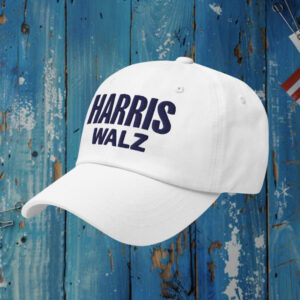 Logo Harris Walz Blue Hat